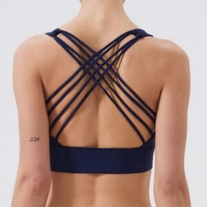 Backless criss-cross bra-WX1513